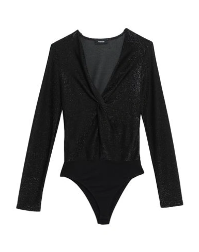 Marani Woman Sweater Black Size 4 Viscose, Polyester, Polyamide