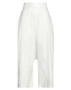 Alessio Bardelle Woman Pants White Size L Viscose, Nylon, Elastane