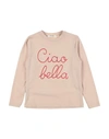 Vicolo Babies'  Toddler Girl T-shirt Blush Size 6 Cotton, Elastane In Pink