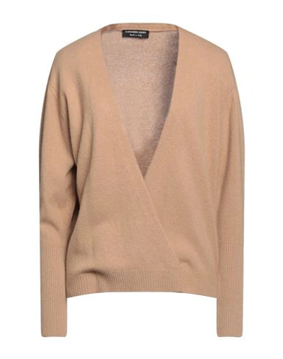 Alessandro Legora Woman Sweater Sand Size Xl Wool, Viscose, Cashmere, Polyamide In Beige