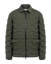 Monobi Man Down Jacket Military Green Size L Polyamide, Elastane, Polyester, Virgin Wool