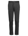 Devore Incipit Man Pants Lead Size 38 Polyester, Viscose, Polyamide, Elastane In Grey