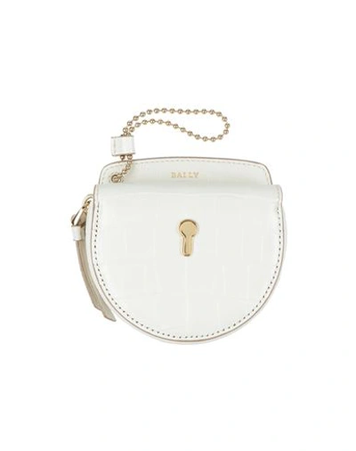 Bally Woman Coin Purse White Size - Soft Leather