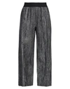 Maria Calderara Wrinkled Soft Leg Trousers In Black