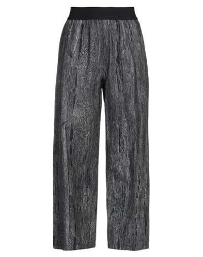 MARIA CALDERARA MARIA CALDERARA WOMAN PANTS BLACK SIZE 3 COTTON