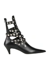 ROCHAS ROCHAS WOMAN ANKLE BOOTS BLACK SIZE 8 SOFT LEATHER