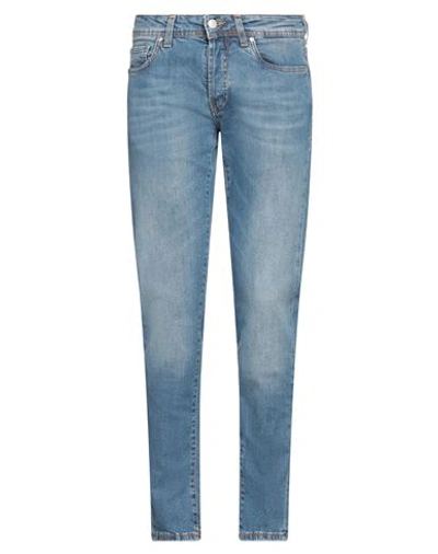 Liu •jo Man Man Jeans Blue Size 40 Cotton, Elastane