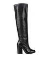LEMAIRE LEMAIRE WOMAN BOOT BLACK SIZE 11 CALFSKIN, BOVINE LEATHER