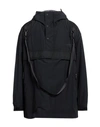 Burberry Logo-print Oversized Windbreaker In Black
