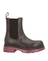 P.a.r.o.s.h P. A.r. O.s. H. Woman Ankle Boots Dark Brown Size 10 Calfskin In Brown