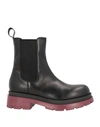 P.a.r.o.s.h Leather Ankle Boots In Black