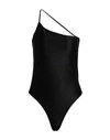 Gauge81 Woman Bodysuit Black Size L Viscose, Elastane