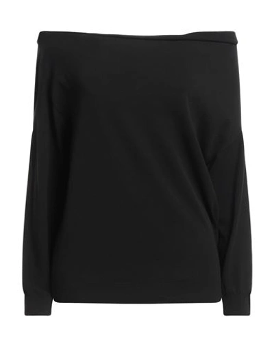 Vanisé Woman Sweater Black Size 8 Viscose, Polyester In Black