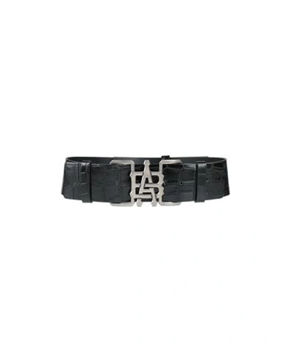 Aniye By Woman Belt Black Size 2 Soft Leather