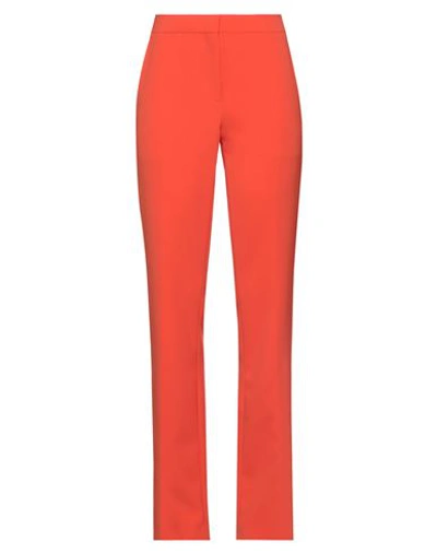 Moschino Woman Pants Orange Size 8 Polyester, Polyurethane