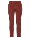 Nili Lotan Woman Pants Brick Size 4 Cotton, Polyester, Elastane In Red