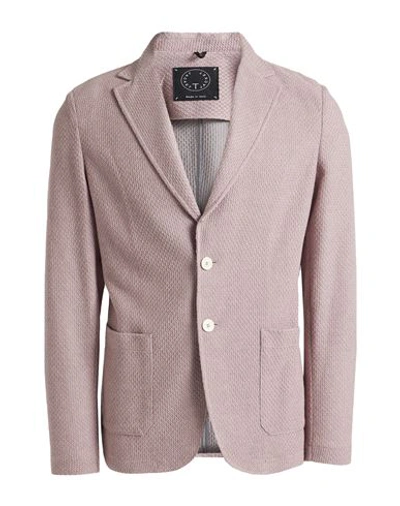 T-jacket By Tonello Man Suit Jacket Pink Size M Cotton