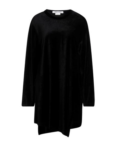 Comme Des Garçons Woman Mini Dress Black Size S Rayon, Polyester, Cotton, Silk