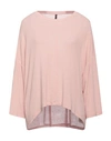 Manila Grace Woman Sweater Light Pink Size S Polyamide, Wool, Viscose, Cashmere