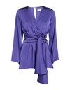 Berna Woman Jumpsuit Purple Size S Polyester, Viscose, Elastane