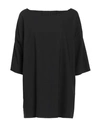 Alessio Bardelle Woman Top Black Size L Polyester, Viscose, Elastane