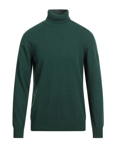 Roy Rogers Roÿ Roger's Man Turtleneck Dark Green Size Xl Wool, Polyamide, Viscose, Cashmere In Green