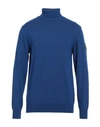 Roy Rogers Roÿ Roger's Man Turtleneck Blue Size Xxl Wool, Polyamide, Viscose, Cashmere