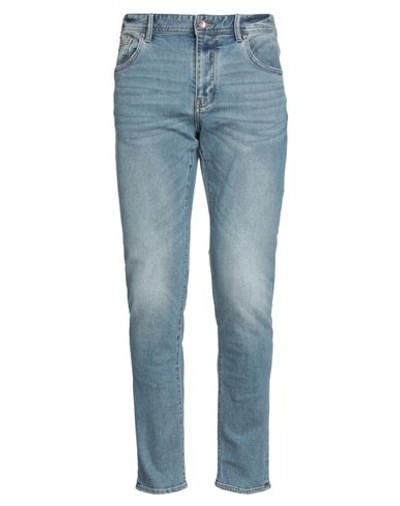 Armani Exchange Man Jeans Blue Size 34 Cotton, Polyester, Elastane