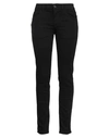 DOLCE & GABBANA DOLCE & GABBANA WOMAN DENIM PANTS BLACK SIZE 10 COTTON, ELASTANE