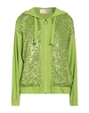 Animagemella Woman Sweatshirt Acid Green Size 8 Polyester, Elastane