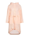 Elisabetta Franchi Woman Overcoat Salmon Pink Size 2 Polyurethane In Orange