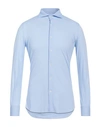 Glanshirt Man Shirt Sky Blue Size 15 Polyamide, Elastane