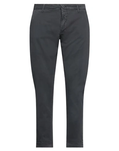 Exte Man Pants Black Size 38 Cotton, Elastane