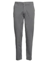 Exte Man Pants Lead Size 36 Cotton, Elastane In Grey