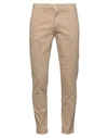 Exte Man Pants Light Brown Size 30 Cotton, Elastane In Beige
