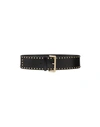 Alessia Zamattio Woman Belt Black Size 36 Bovine Leather, Zamak