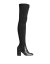 Laurence Dacade Woman Knee Boots Black Size 11 Soft Leather In Black