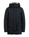 Holubar Man Down Jacket Midnight Blue Size 4 Cotton, Polyurethane