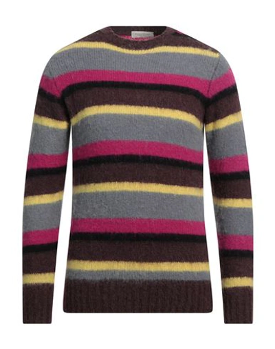 Rossopuro Man Sweater Grey Size 4 Polyamide, Mohair Wool, Alpaca Wool, Polyester