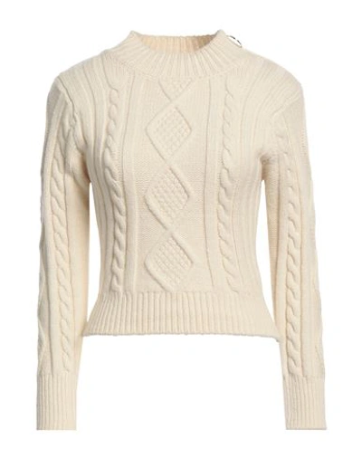 Sandro Cable-knit Jumper In Ecru