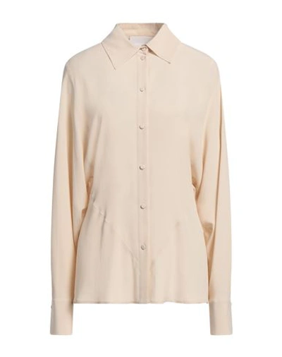 Erika Cavallini Woman Shirt Ivory Size 8 Acetate, Silk In White