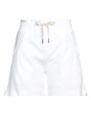 Colmar Woman Shorts & Bermuda Shorts White Size M Cotton