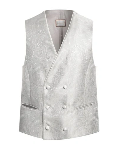 Pal Zileri Cerimonia Man Vest Light Grey Size 40 Polyester