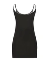 Rick Owens Lilies Woman Mini Dress Black Size 2 Viscose, Elastane