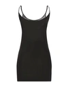 Rick Owens Lilies Woman Mini Dress Black Size 2 Viscose, Elastane In Black