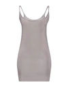 Rick Owens Lilies Woman Mini Dress Lilac Size 2 Viscose, Elastane In Purple