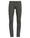 Emporio Armani Man Jeans Blue Size 29w-34l Cotton, Elastomultiester, Elastane In Grey