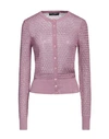 Dolce & Gabbana Woman Cardigan Pink Size 10 Viscose, Polyester In Pink