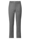 PAMELA HENSON PAMELA HENSON WOMAN PANTS GREY SIZE 8 WOOL, POLYAMIDE, ELASTANE