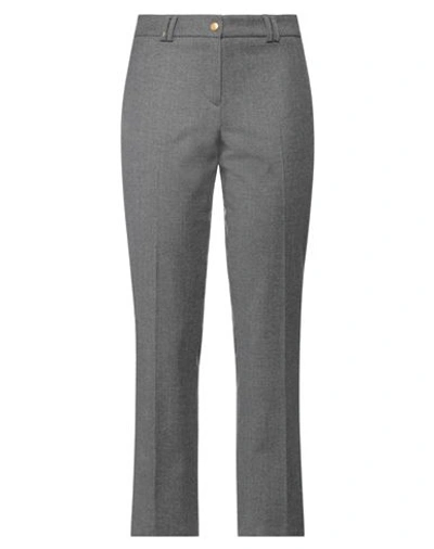 Pamela Henson Woman Pants Grey Size 12 Wool, Polyester, Elastane, Polyamide